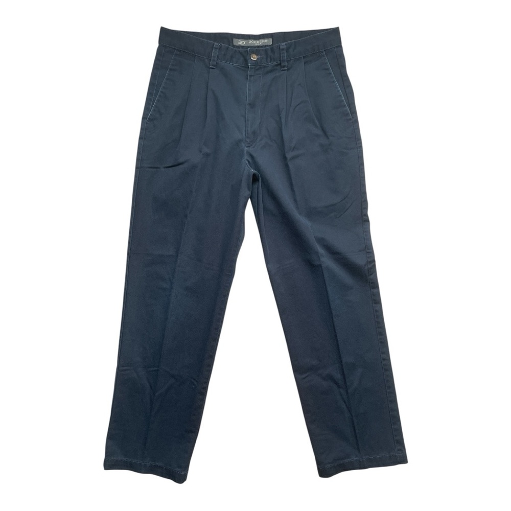 Dockers Golf Pleated Pants, Navy, Size 34 x 30